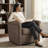 Madaket Vegan Leather Swivel Accent Chair-1020076952