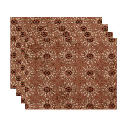 Harrel Polyester Geometric Rectangle Placemat