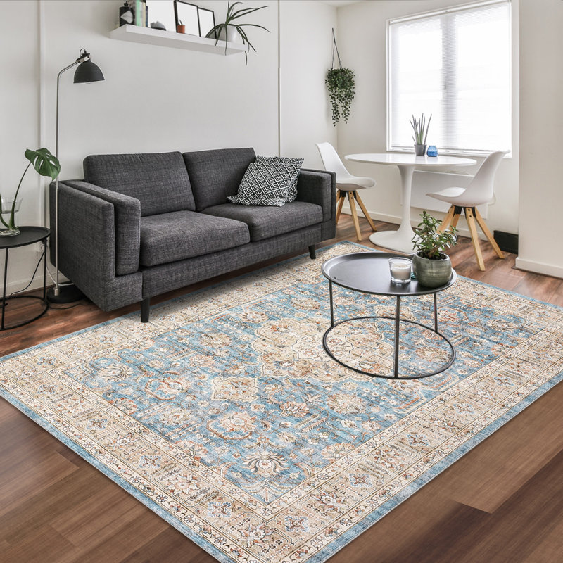 Olivarria Washable Indoor Rug, Rectangle 9' x 12'