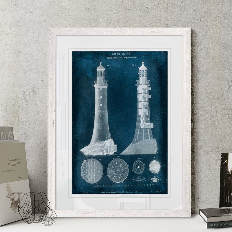 « blueprint blueprint » par paul cezanne-cadre photo, impression, H 22 po x l 16 po x P 1 po, Imprimé encadré blanc, Blanc