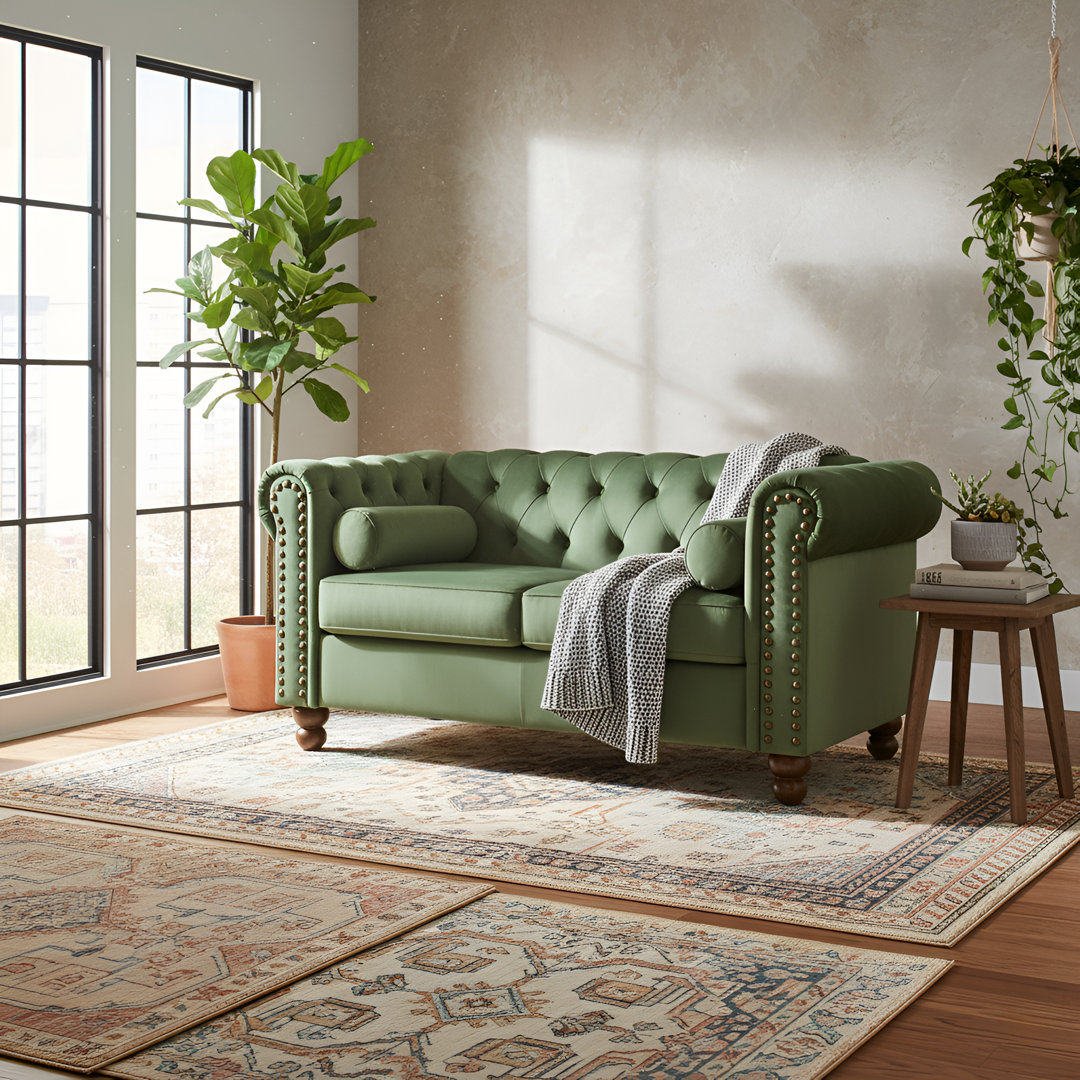 Jumal 58'' Velvet Loveseat House of Hampton®