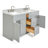 Partham 61" Double Bathroom Vanity Set-1258799918