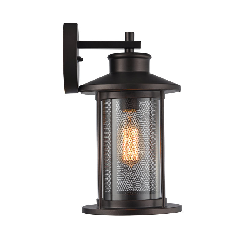 Emery Wall Light, 14" H x 7.5" W x 8.75" D, Oil Rubbed Bronze