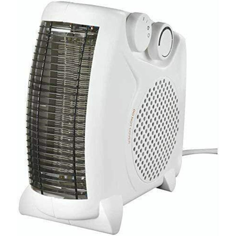 Belfry Heating Dominguez 2000 Space Heater Electric Fan Heater with 2 Heat Settings