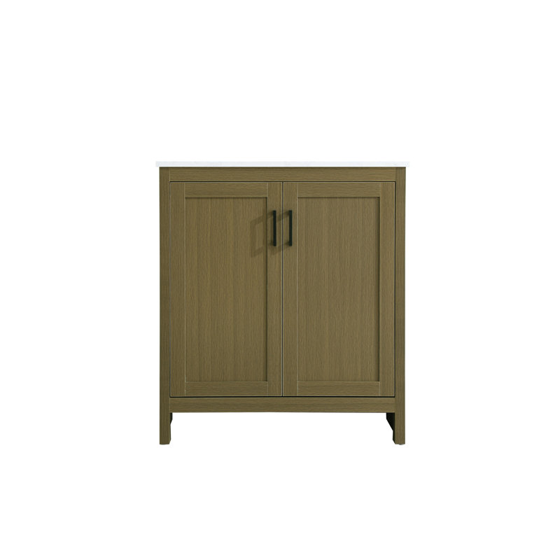 Ahner 30 inch Single Bathroom Vanity, Chestnut Brown