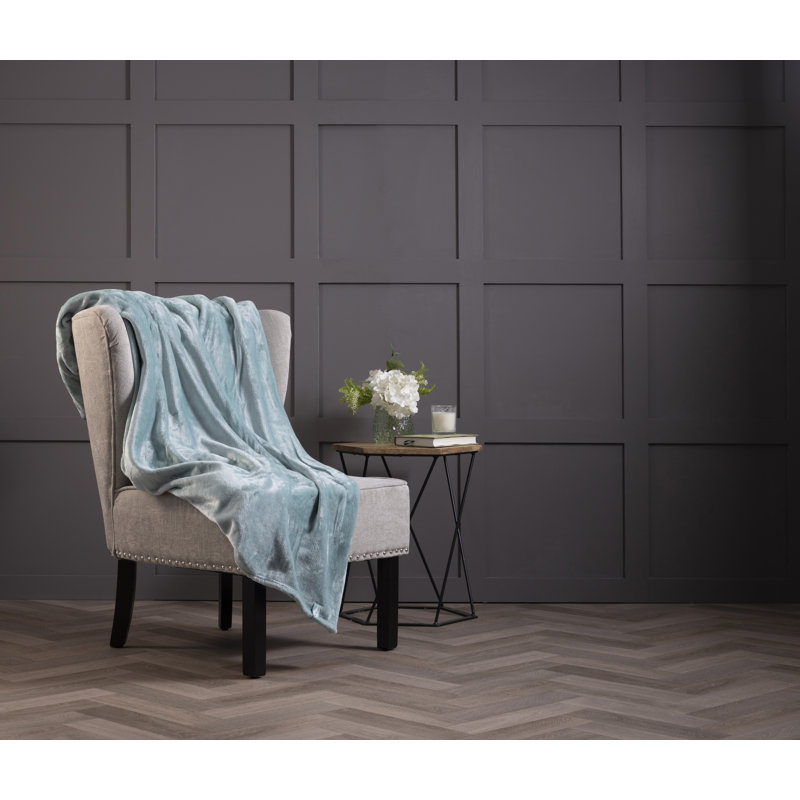 Heatholder Blankets Throw Blanket, Duck Egg Blue