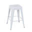 Tabouret à hauteur de comptoir 24 po, ensemble de 2 tabourets de bar en métal sans dossier, non empilable, amovible et facile à assembler, conception peu encombrante pour îlot de cuisine / bar / café / salle à manger-1619274585-1619274596-1619274598