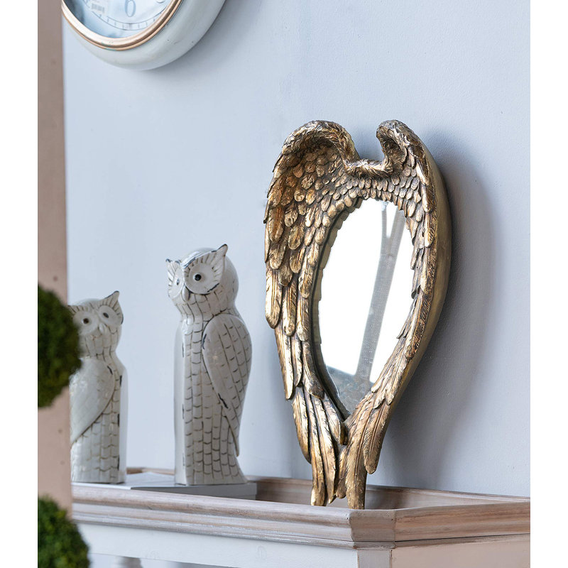 Miroir d'appoint 22 po x 16 po Golden Wing