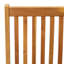 Chaise de patio en teck Huriyah-1558425695
