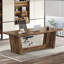 Bureau de direction pour bureau personnel, table d'ordinateur rustique industrielle