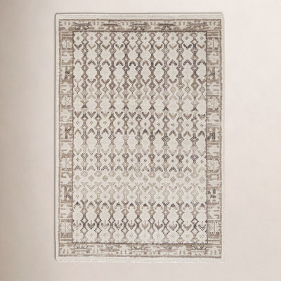 Lennex Hand-Knotted Geometric Wool Rug