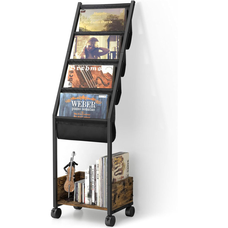 Metal 59.05'' H Media Shelves
