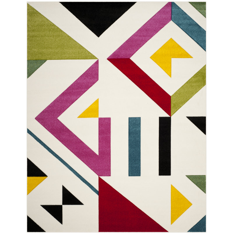 Severs Performance Geometric Rug, Rectangle 4' x 6'
