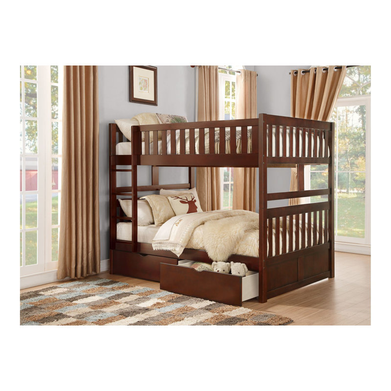 Ensemble de chambre à coucher Imir 5-2_Katya Dark-Cherry, Double sur double