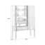 Vitrines en bois massif brun noisette-121320169