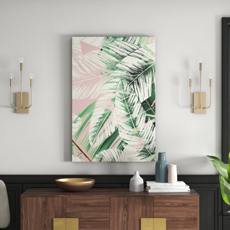 Palm Holiday - Wrapped Canvas Painting, 114cm H x 76cm W x 3.81cm D