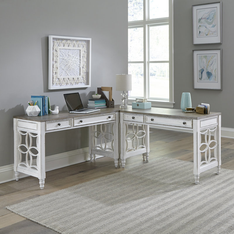 Colchester 3 Piece L-Shaped Office Desk Set