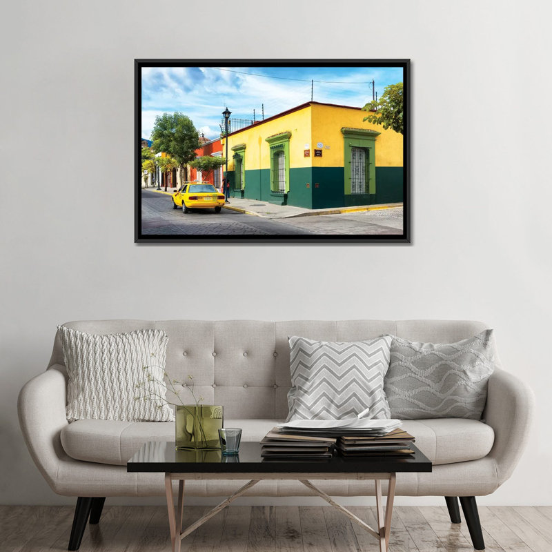 «¡ viva mexico ! série : "couleur mexique" , reproduction de photo sur toile, H 18 po x l 26 po x P 1,5 po, Pas de tapis