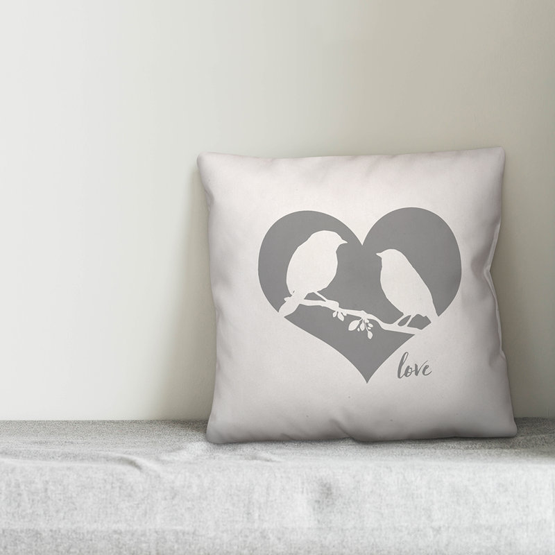 Throw Pillow, Polyester/Polyfill, 16" x 16", White