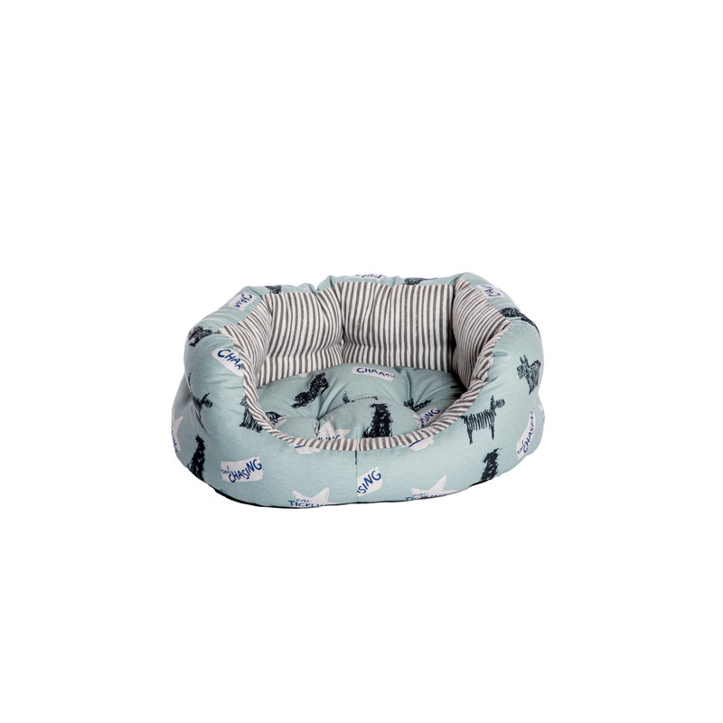 Battersea Playful Dogs Deluxe Slumber Bed, Medium (36cm H x 89cm W x 75cm D)