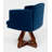 Allison 18'' H Velvet Upholstered Walnut Armchair-18004579