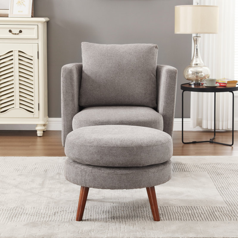 Fauteuil Kefira, Polyester taupe
