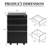 3-Drawer Mobile File Cabinets Rolling Metal Filing Cabinet For Legal & Letter File Anti-Tilt Design With Lock Under Desk Office Drawers Fully Assembled Except Casters-1567084373