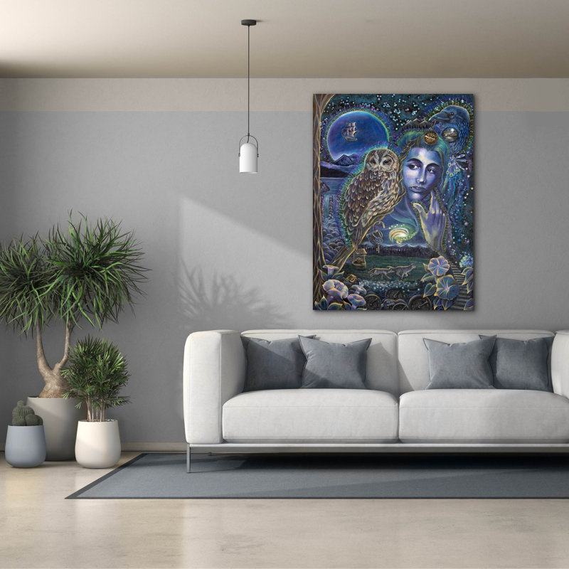 «Whisper Of The Night» par Verena Wild, art mural sur toile, H 54 po x l 40 po