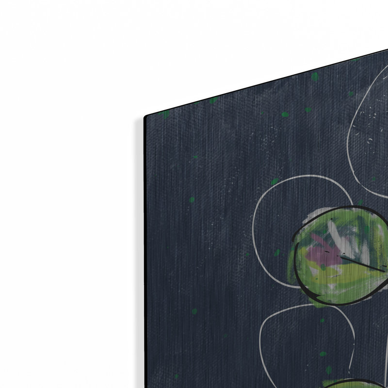 «Eucalyptus On Blue» par Linda Woods, H 24 po x l 24 po