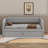 Twin Daybed With Pop Up Trundle,  Velvet Upholstered Extendable Day Bed Frame-652467681