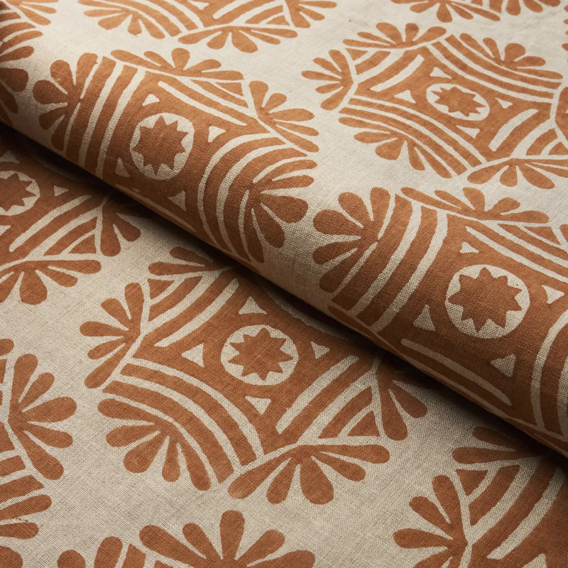 Tissu imprimé Schumacher x Drusus Tabor