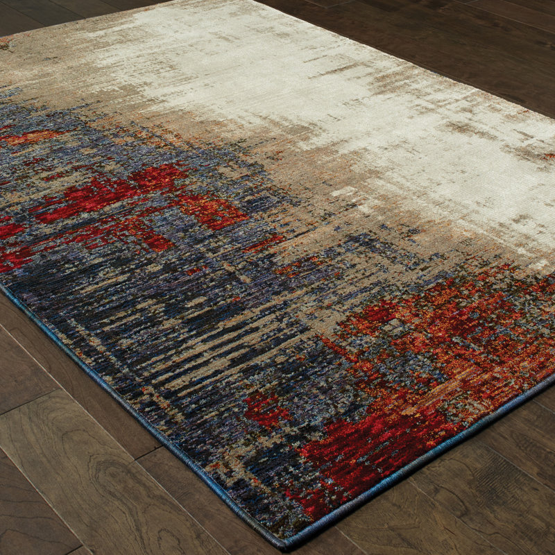 Knox Abstract Indoor Rug, Rectangle 3'3" x 5'2"