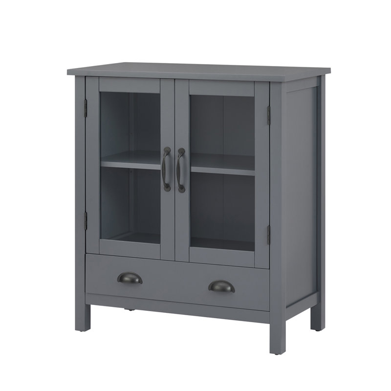 Nalaiya Accent Cabinet, Antique Bronze, Gray