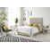 Pleasanton Linen Divan Bed Set with Sprung Memory Foam Mattress and Headboard