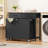 Laundry Sorter, Rolling Laundry Hamper With 3 Section Pull-out Bags-1381209206