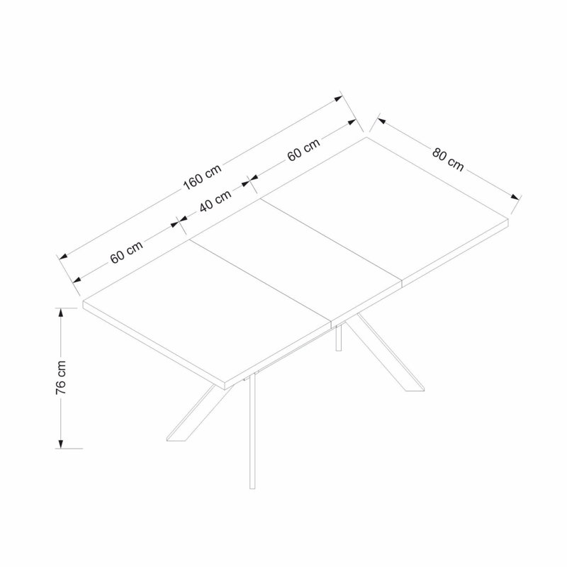 Ferro Beech Dining Table, Oak