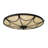 Shaddix Glass Semi Flush Mount