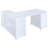 Tona White Driftwood 3-Drawer L-Shape Computer Desk-1365659964