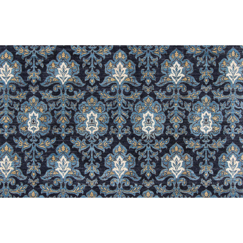 Geometric Hand Knotted 273cm X 361cm Area Rug