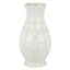Vase cannelé blanc 8 "French Perle Giftware
