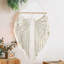Tapisserie d'ange ange, décoration murale en macramé, pampille, frange, bohémien, tissage bohème, décoration murale pour appartement, fête