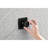 Matte Black Volume Control Valve - 3/4" Cast Metal With Adjustable Brass Handle For Shower