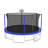 16FT Trampoline With Balance Bar  And  Basketball Hoop And Ball, ASTM Approved Reinforced Type Outdoor Trampoline With Enclosure Net-101115871