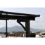 Gazebo de patio de 3 m x 3 m - Auvent métallique avec structure et support pour pergola de jardin, terrasse ou patio.