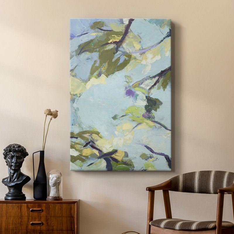 Ciel turquoise - galerie Cavas sur mesure, H 27 po x l 18 po
