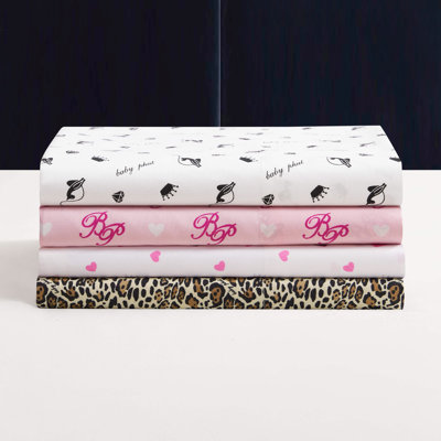 Baby Phat Printed Microfiber Sheet Set
