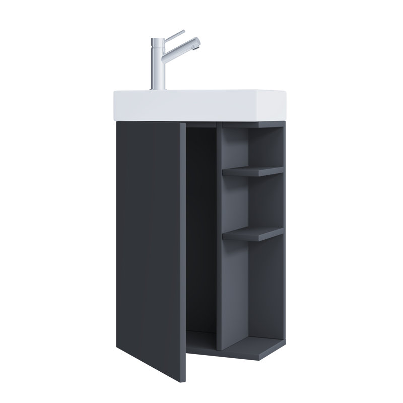 Raquele Bathroom Furniture Suite, Black