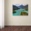 « diablo lake » par pierre leclerc,, reproduction de photo sur toile tendue encadrée-10612267