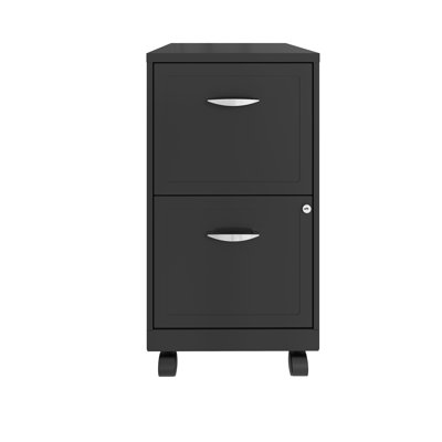 Space Solutions 2-Drawer Mobile Vertical Filing Cabinet