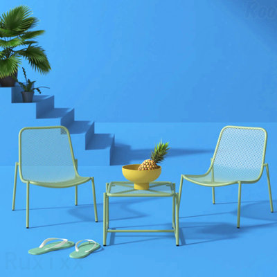 3-Piece Seating Group Outdoor Patio Set Furniture